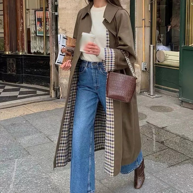 Weite Jeans Damen mit lässigem Schnitt und hohem Bund | A&Z - 2 - Atelier-Zofia