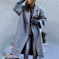 Stylischer Damenmantel im Karomuster mit Oversize-Schnitt | A&Z - 5 - Atelier-Zofia