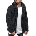Gemütliche Herrenjacke mit Kapuze und Knopfverschluss | A&B - 1 - Annoboutique