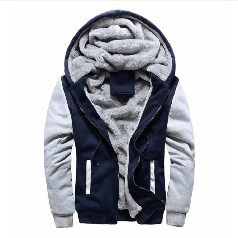 Herren Kapuzenjacke mit weichem Fleece-Innenfutter | A&Z - 1 - Atelier-Zofia