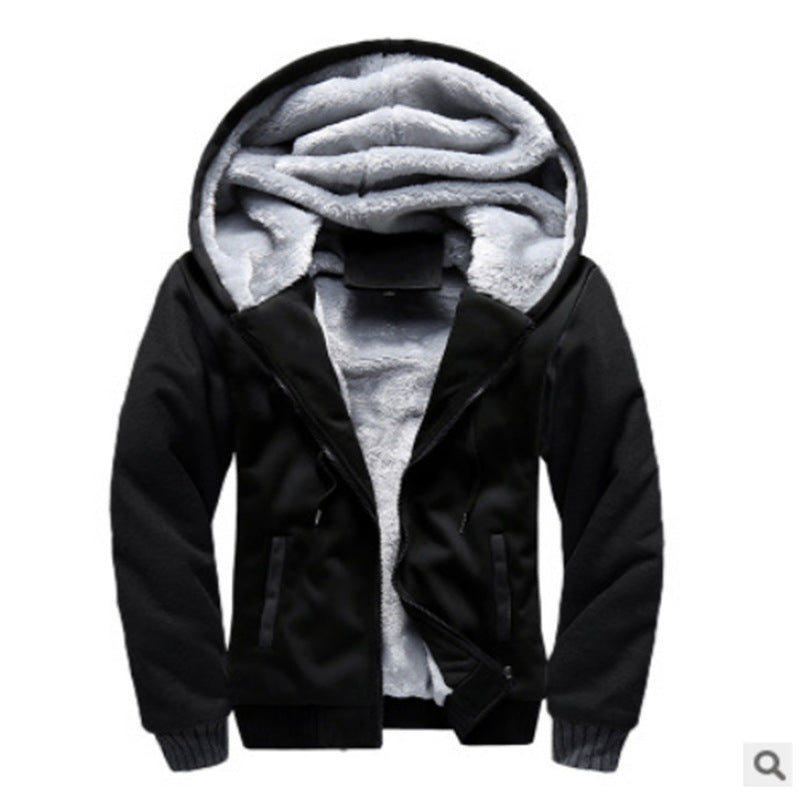 Herren Kapuzenjacke mit weichem Fleece-Innenfutter | A&Z - 2 - Atelier-Zofia
