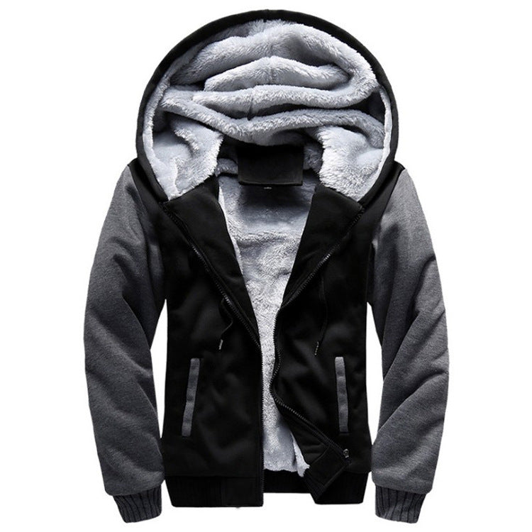 Herren Kapuzenjacke mit weichem Fleece-Innenfutter | A&Z - 3 - Atelier-Zofia