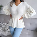 Pullover Damen mit V-Ausschnitt und schmeichelnder Passform | A&Z - 3 - Atelier-Zofia