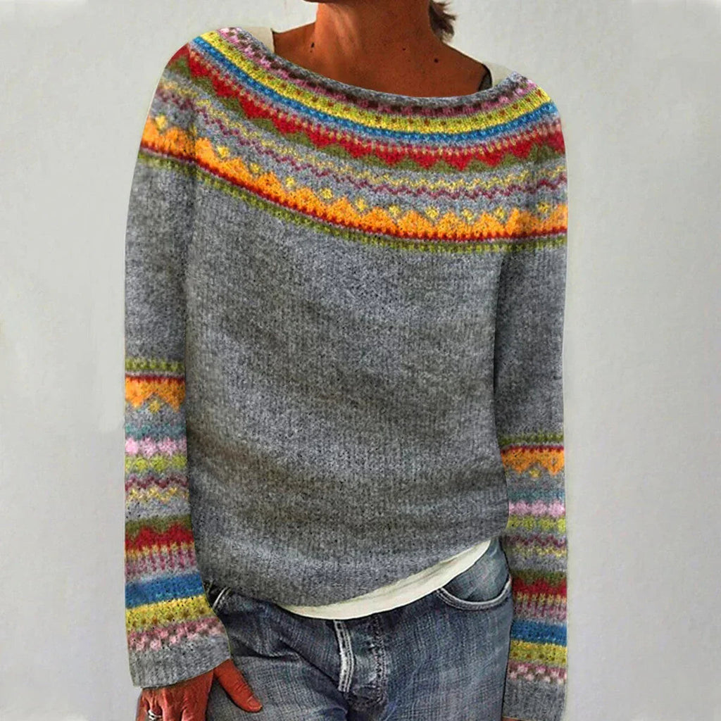 Pullover women’s with Nordic design and relaxed fit | M&B - 1 - Modern britwear