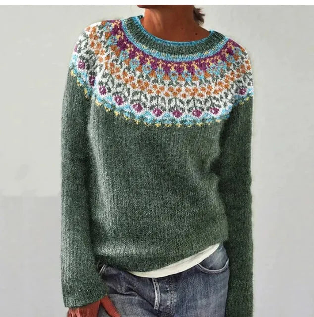 Pullover women’s with Nordic design and relaxed fit | M&B - 3 - Modern britwear