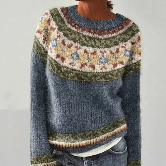 Pullover women’s with Nordic design and relaxed fit | M&B - 4 - Modern britwear