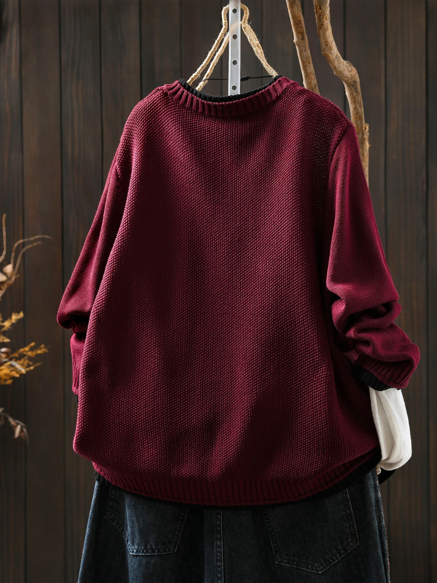 Cardigan Damen mit strukturiertem Design und Knopfverschluss | A&Z - 2 - Atelier-Zofia