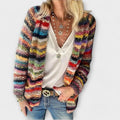 Cardigan Women’s Open-Front with Colourful Stripes | M&B - 1 - Modern britwear