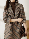 Damen Blazer im Hahnentritt-Look mit doppeltem Knopfverschluss | A&Z - 1 - Atelier-Zofia