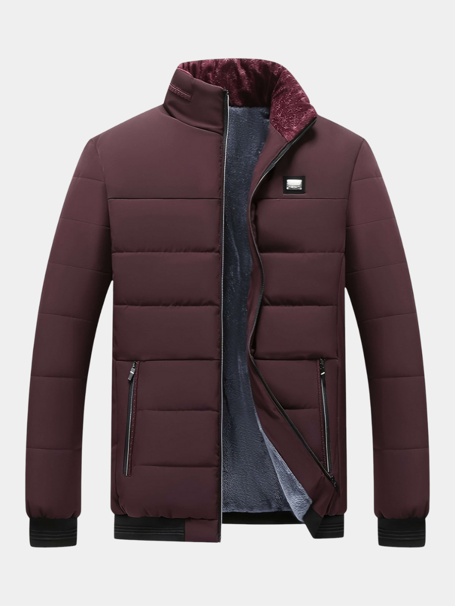 Stylische Herrenjacke mit Stehkragen und Reißverschluss | A&Z - 1 - Atelier-Zofia