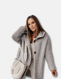 Cardigan Damen mit Kapuze in Grober Rippstruktur | A&Z - 1 - Atelier-Zofia