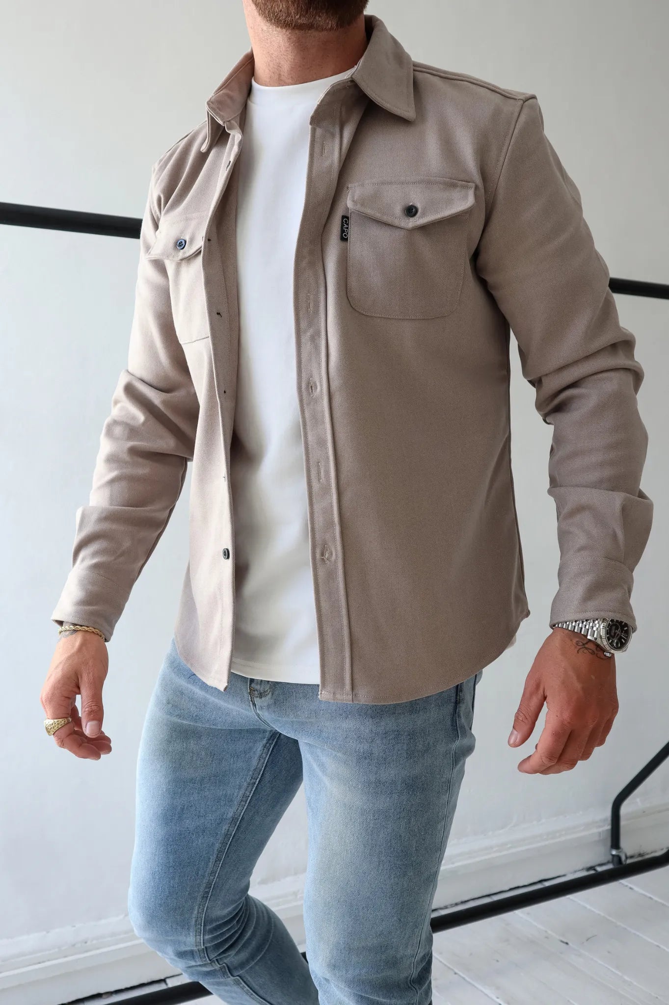 Jacket Men’s Casual Look with Practical Pockets | M&B - 3 - Modern britwear