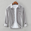 Men's Corduroy Shirt | Classic Cut with Textured Detail | M&B - 1 - Modern britwear