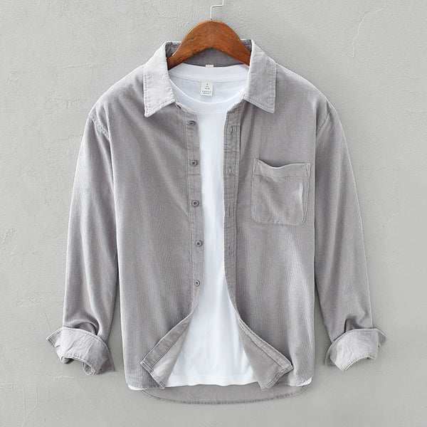 Men's Corduroy Shirt | Classic Cut with Textured Detail | M&B - 1 - Modern britwear
