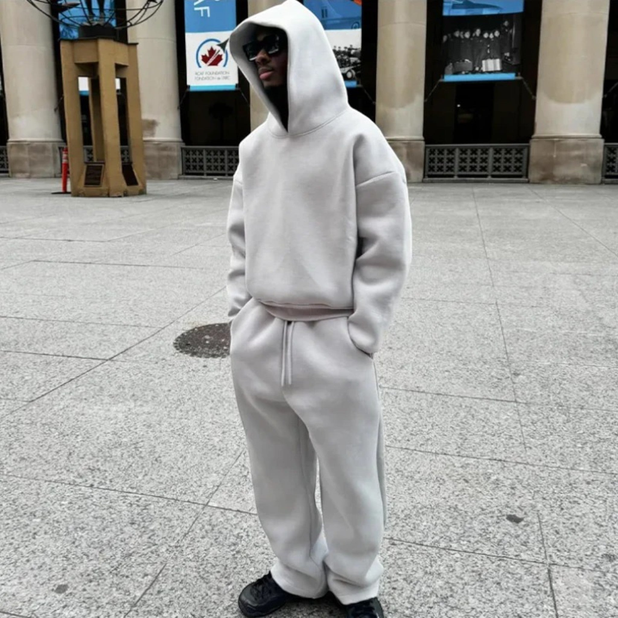 Men's Oversized Hoodie and Joggers Set with Relaxed Fit | M&B - 1 - Modern britwear