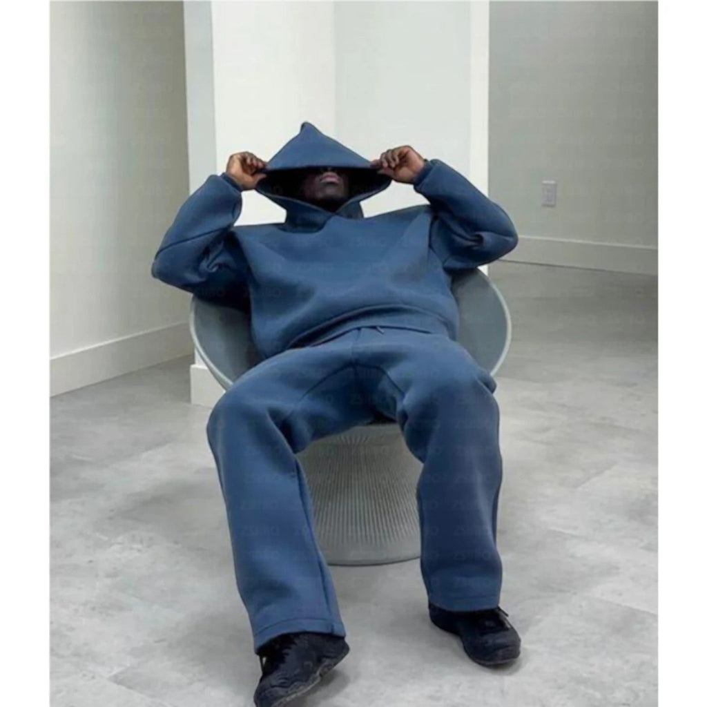Men's Oversized Hoodie and Joggers Set with Relaxed Fit | M&B - 3 - Modern britwear