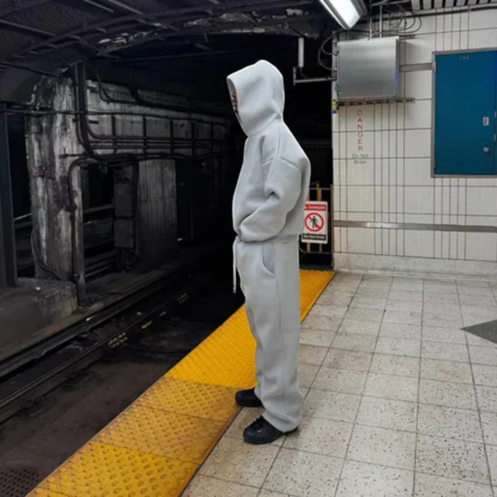 Men's Oversized Hoodie and Joggers Set with Relaxed Fit | M&B - 6 - Modern britwear
