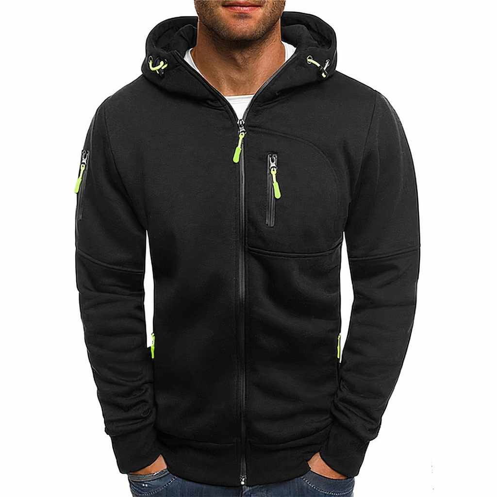 Herren Hoodie mit praktischen Taschen und sportlichem Schnitt | A&Z - 2 - Atelier-Zofia