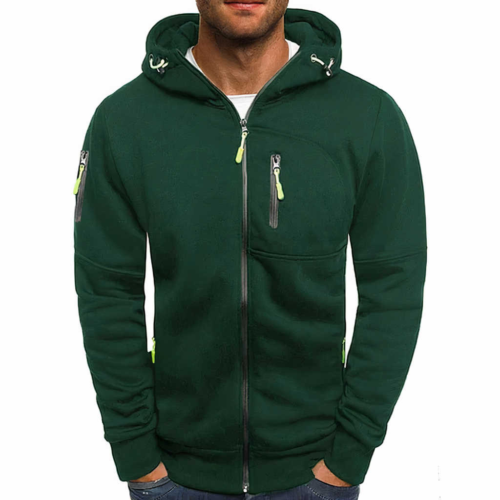 Herren Hoodie mit praktischen Taschen und sportlichem Schnitt | A&Z - 4 - Atelier-Zofia