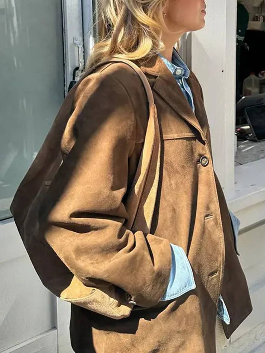 Jacket Women's Oversized Fit with Classic Details | M&B - 4 - Modern britwear