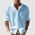 Herren Hemd mit lässigem Schnitt und strukturiertem Look | A&Z - 1 - Atelier-Zofia
