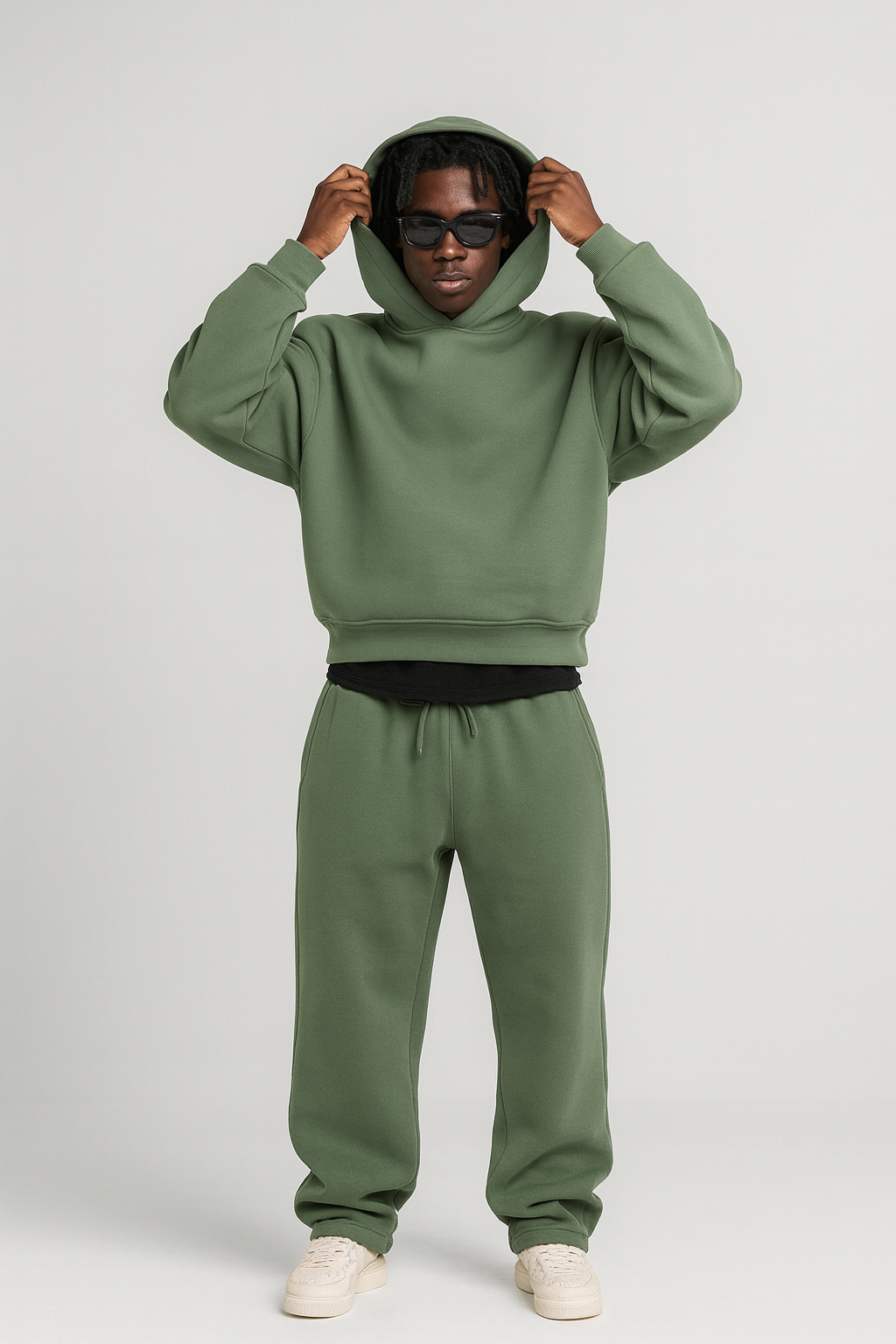 Herren Outfit – Hoodie und Jogginghose mit lässigem Schnitt | A&Z - 5 - Atelier-Zofia