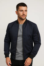 Herren Bomberjacke | Sportlicher Schnitt mit praktischen Taschen | A&B - 3 - Annoboutique
