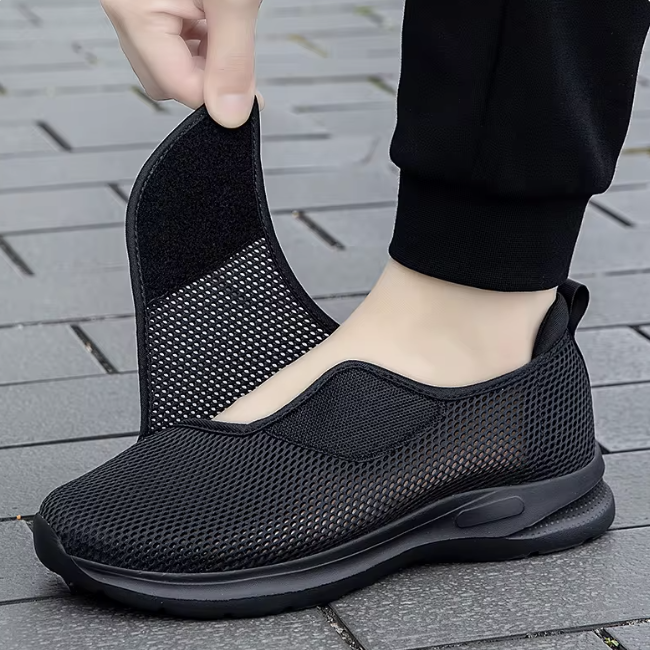 Komfortable Damen Schuhe mit Anpassungsfähigkeit - Weite Passform & Atmungsaktives Mesh - J&B - 7 - Atelier-Zofia