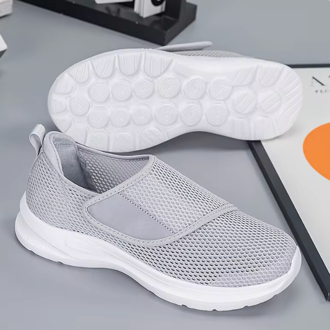 Komfortable Damen Schuhe mit Anpassungsfähigkeit - Weite Passform & Atmungsaktives Mesh - J&B - 8 - Atelier-Zofia