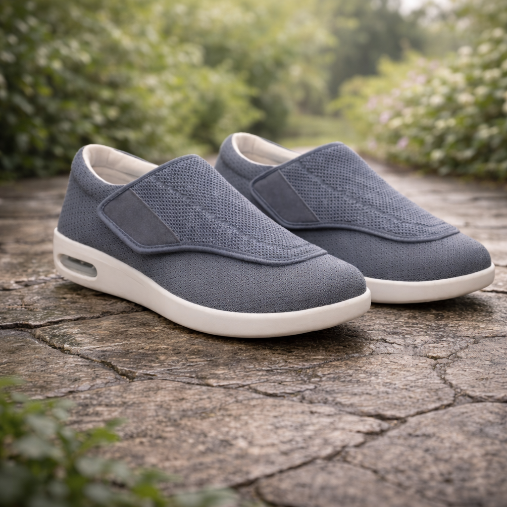 Komfortable Slipper für Damen mit Diabetes - Verstellbare Breite & Leicht Anzuziehen - J&B - 7 - Atelier-Zofia