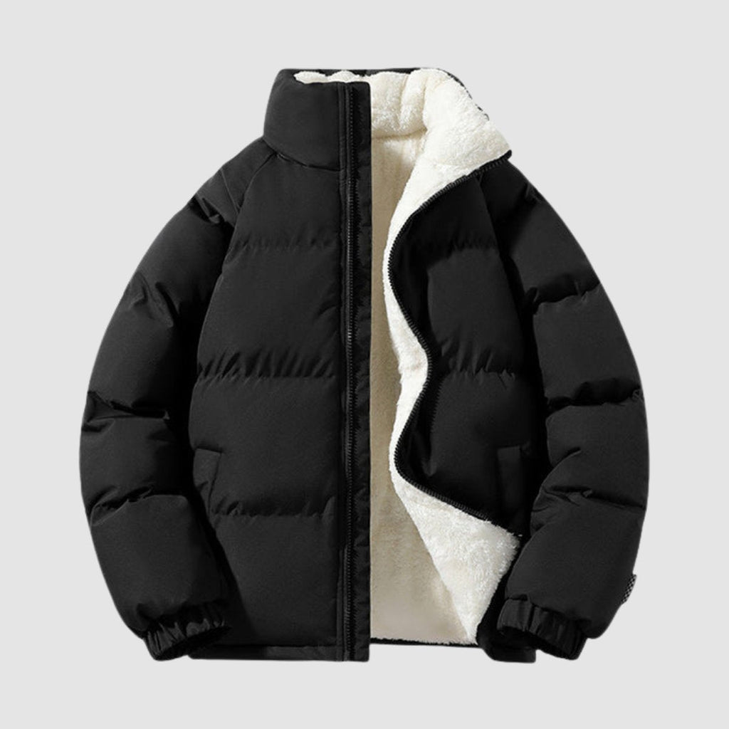 Damen Jacke braun tailliert mit Kapuze und weichem Innenfutter - 2 - Atelier-Zofia