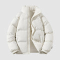 Damen Jacke braun tailliert mit Kapuze und weichem Innenfutter - 3 - Atelier-Zofia