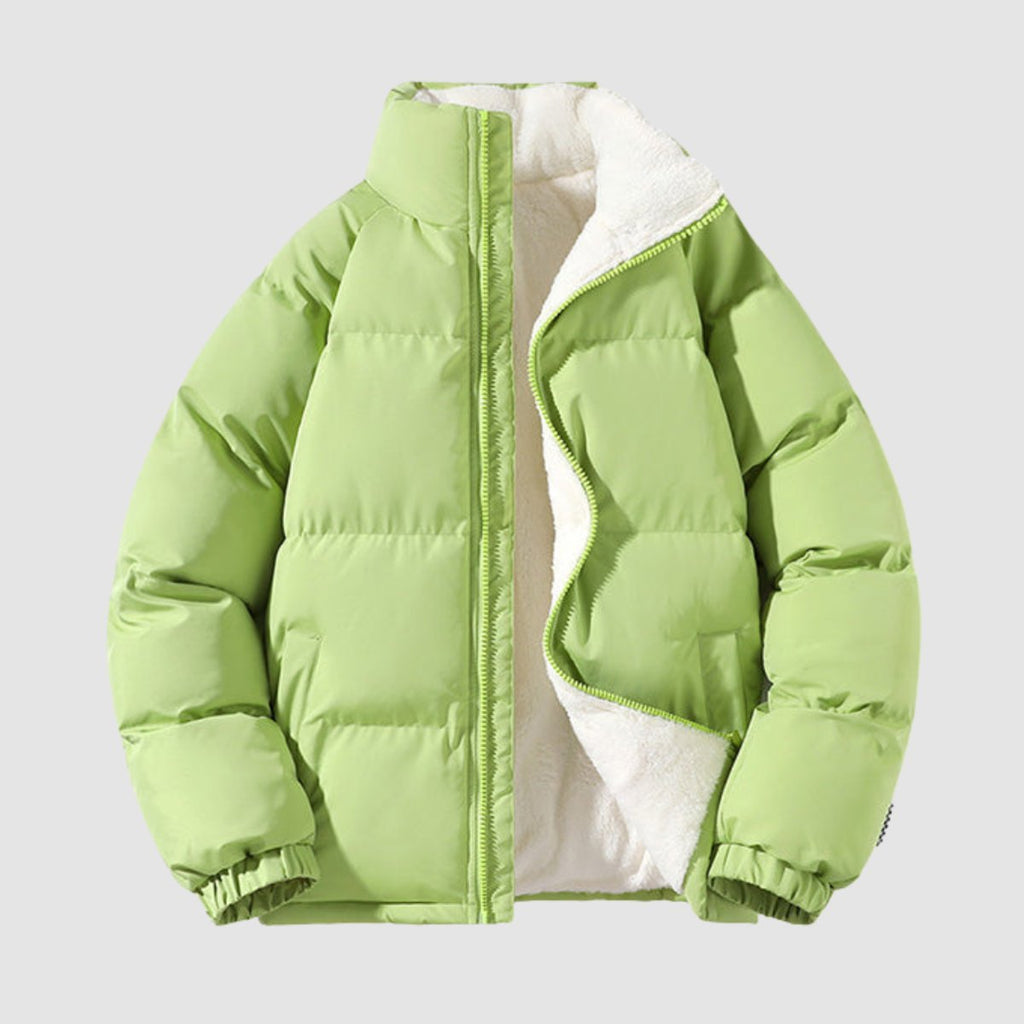 Damen Jacke braun tailliert mit Kapuze und weichem Innenfutter - 4 - Atelier-Zofia