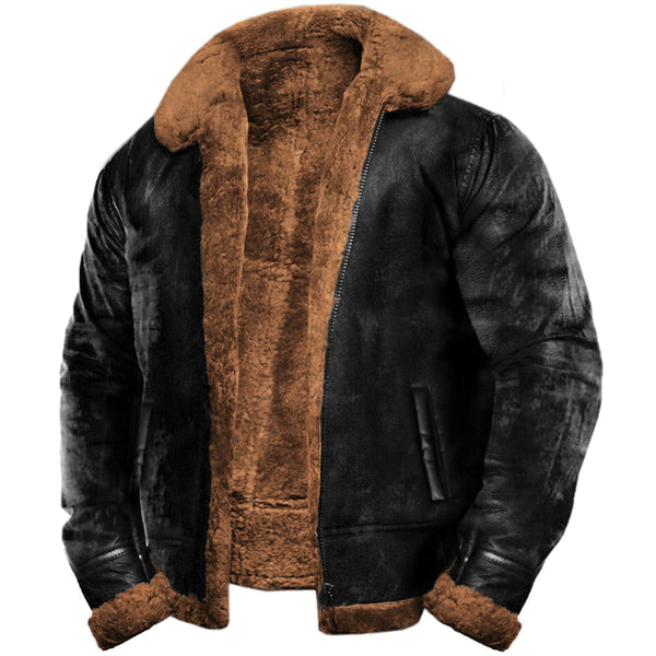 Jacke Herren schwarz tailliert mit weichem Kragen - 1 - Atelier-Zofia
