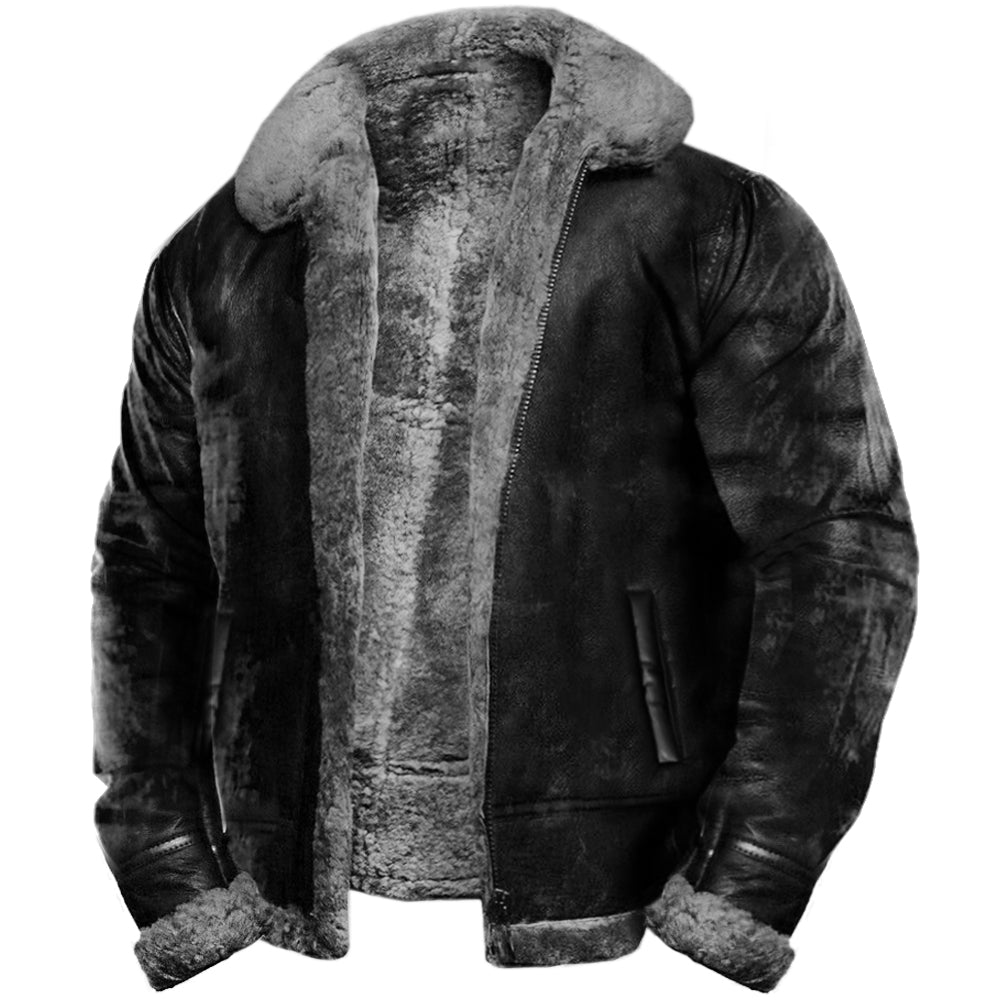Jacke Herren schwarz tailliert mit weichem Kragen - 3 - Atelier-Zofia