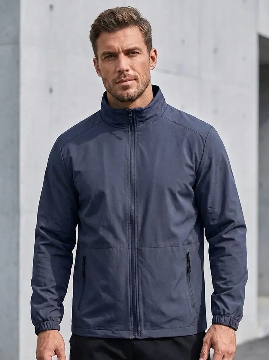 Jacket Men olivgrün tailliert mit praktischen Taschen - 5 - Atelier-Zofia