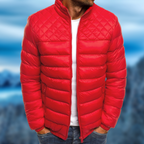 Jacke Herren schwarz tailliert mit Steppmuster - 2 - Atelier-Zofia