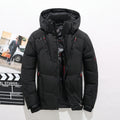 Jacke Herren orange tailliert mit Kapuze und praktischen Taschen - 3 - Atelier-Zofia