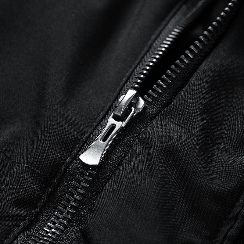 Jacket Men grau lang mit Kapuze und praktischen Taschen - 11 - Atelier-Zofia