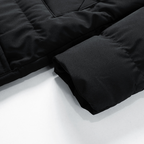 Jacket Men grau lang mit Kapuze und praktischen Taschen - 12 - Atelier-Zofia