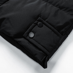 Jacket Men grau lang mit Kapuze und praktischen Taschen - 13 - Atelier-Zofia