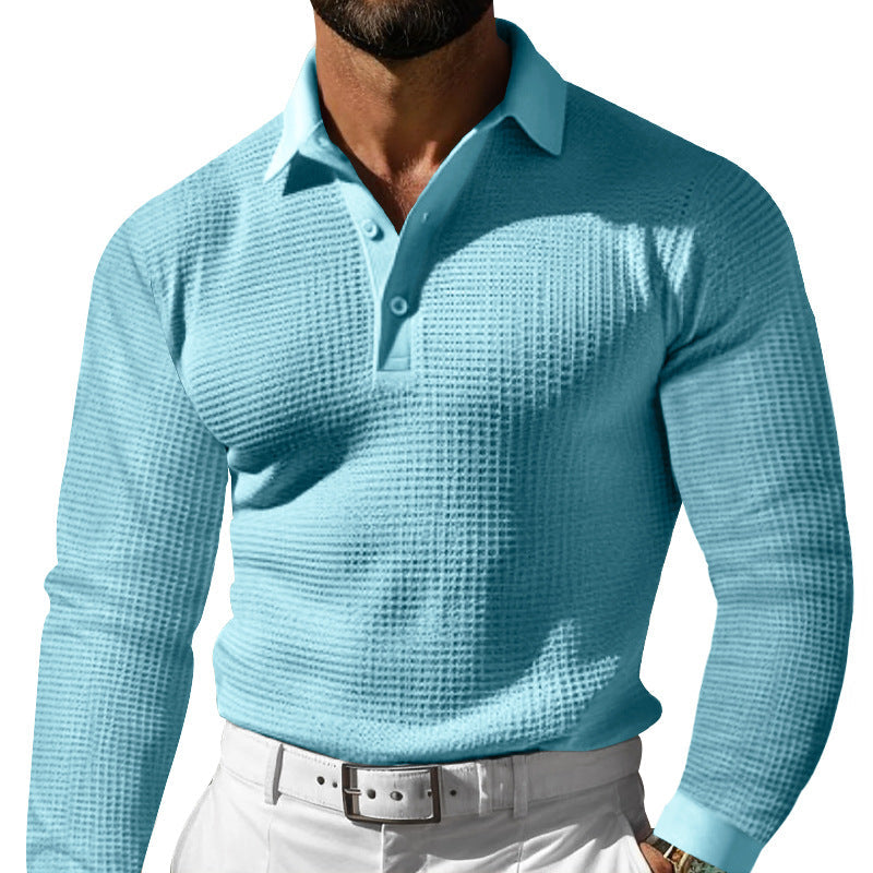 Herren Poloshirt schwarz körpernahe Passform mit klassischem Kragen - 1 - Atelier-Zofia