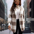 Jacket Damen rot mit Kapuze und lässigem Schnitt - 7 - Atelier-Zofia