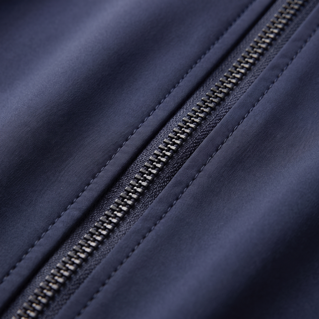 Jacket Herren blau mit praktischen Taschen und Kapuze - 3 - Atelier-Zofia