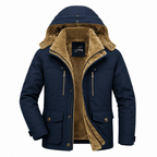 Jacke Herren grün tailliert mit Kapuze und praktischen Taschen - 6 - Atelier-Zofia