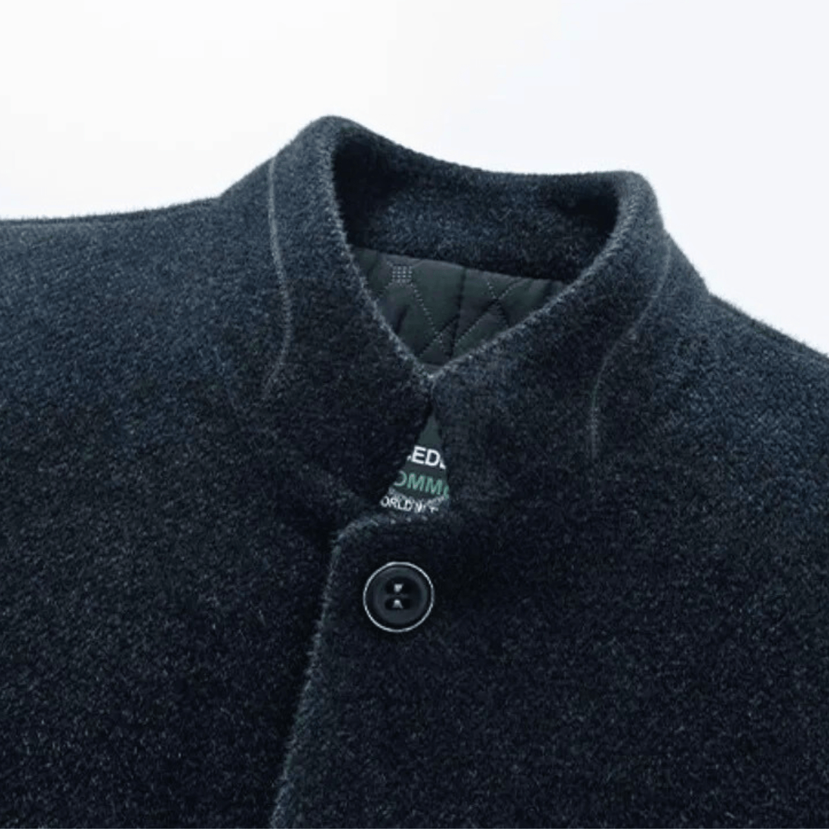 Jacke Damen grau tailliert mit Stehkragen und praktischen Taschen - 6 - Atelier-Zofia