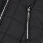 Jacke Damen schwarz tailliert mit Kapuze und Reißverschluss - 5 - Atelier-Zofia