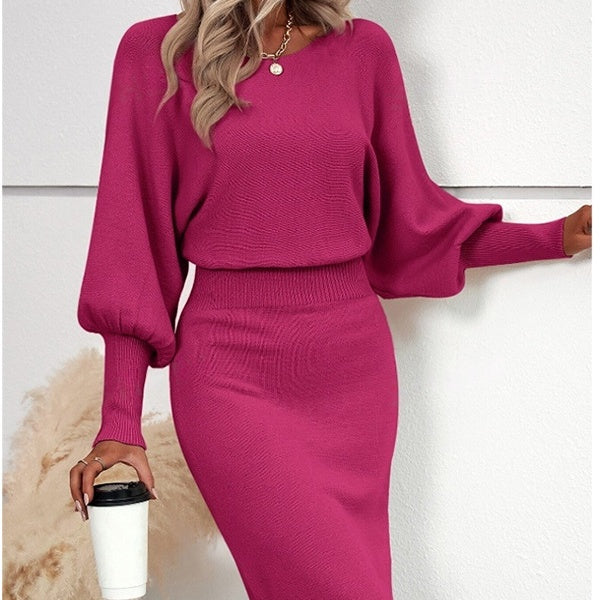Outfit Damen schwarz figurbetont mit Puffärmeln - 5 - Atelier-Zofia