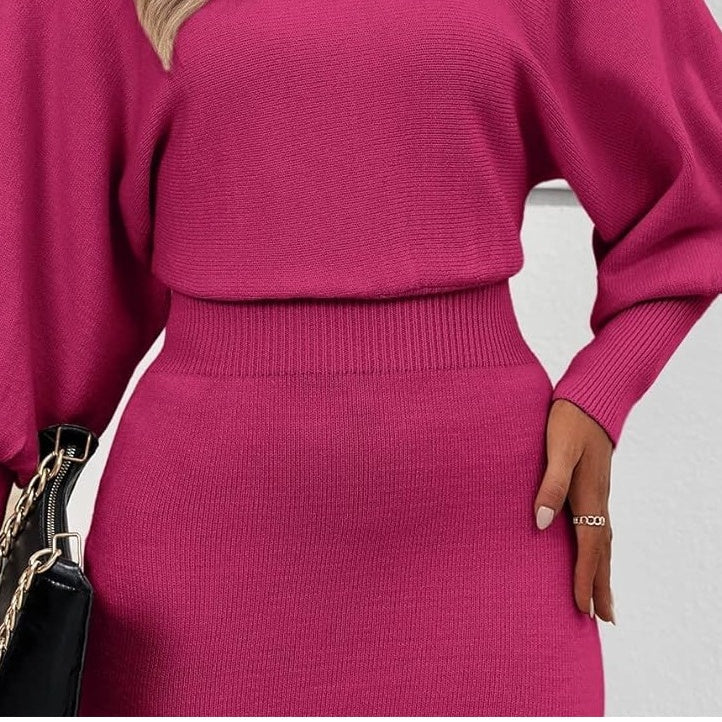 Outfit Damen schwarz figurbetont mit Puffärmeln - 7 - Atelier-Zofia