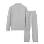 Outfit Men schwarz lässig mit Quarter-Zip und bequemen Hosen - 6 - Atelier-Zofia